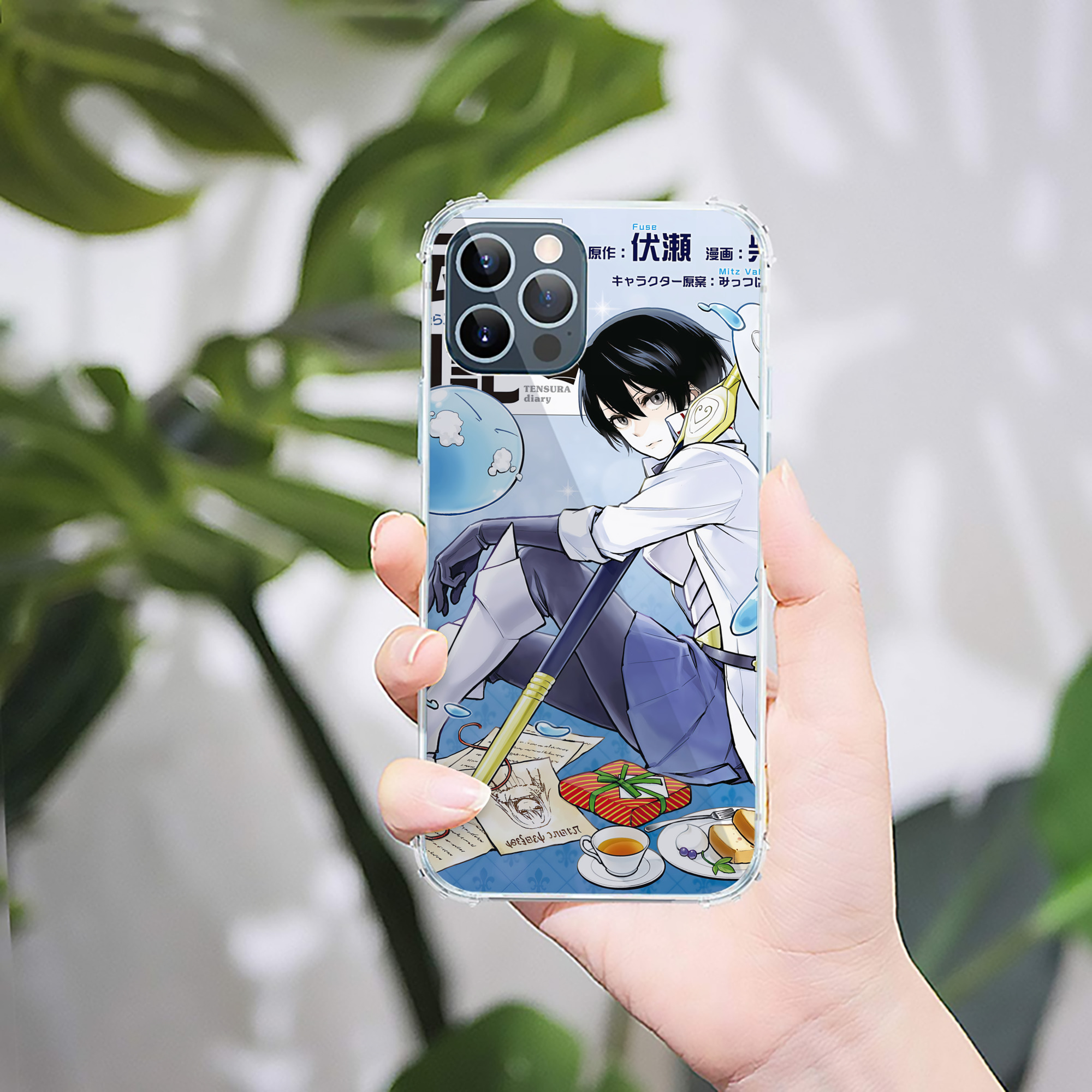 （画像用） 転スラ Regarding Reincarnated to Slime 【iPhone 12シリーズ対応】透明スマホケース（クリアソフトケース）